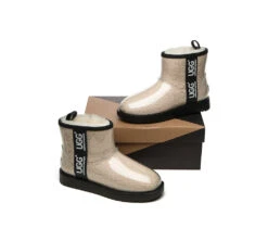 UGG Boots Women Clear Waterproof Shearling Coated Classic Ankle Boots -Shoe Store ugg boots ugg boots clear waterproof and shearling women coated classic 3