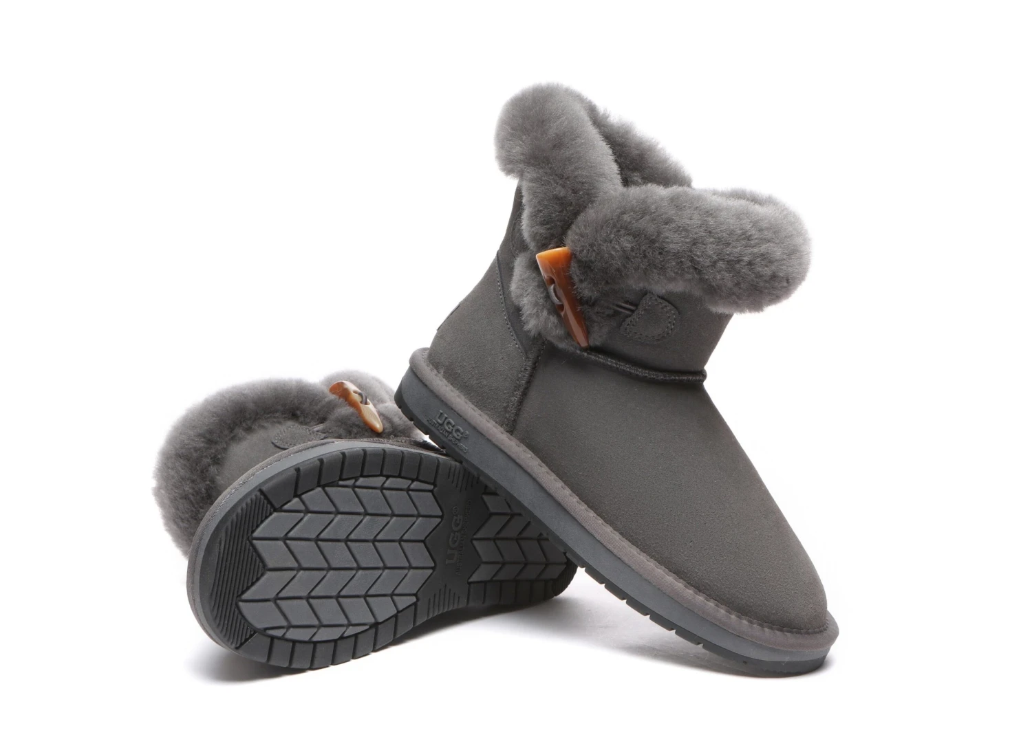 Tiara Fluffy Top Women Mini UGG Boots 11 Tiara Fluffy Top Women Mini UGG Boots - Image 10