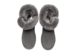 Tiara Fluffy Top Women Mini UGG Boots 28 Tiara Fluffy Top Women Mini UGG Boots -Shoe Store ugg boots ugg boots mini women tiara sheepskin horn toggle closure 15