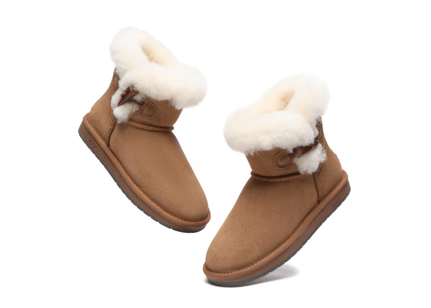 Tiara Fluffy Top Women Mini UGG Boots 7 Tiara Fluffy Top Women Mini UGG Boots - Image 6