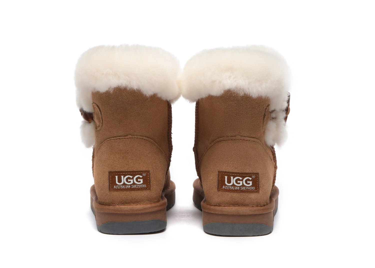 Tiara Fluffy Top Women Mini UGG Boots 8 Tiara Fluffy Top Women Mini UGG Boots - Image 7