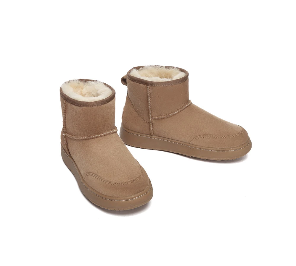 Women Men Sheepskin Wool Ankle Mini Classic Outdoor Boots 7 Women Men Sheepskin Wool Ankle Mini Classic Outdoor Boots - Image 5