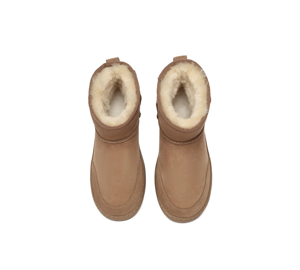 Women Men Sheepskin Wool Ankle Mini Classic Outdoor Boots 8 Women Men Sheepskin Wool Ankle Mini Classic Outdoor Boots - Image 6