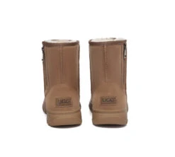 Women Men Sheepskin Wool Zipper Short Outdoor Boots -Shoe Store ugg boots ugg boots sheepskin wool zipper short outdoor boots 7