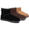 Australian Genuine Sheepskin Unisex Mini Classic Suede Boots