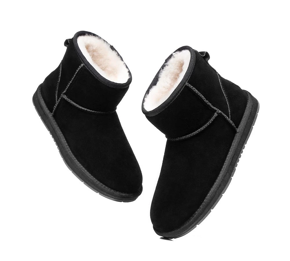 Australian Genuine Sheepskin Unisex Mini Classic Suede Boots 18 Australian Genuine Sheepskin Unisex Mini Classic Suede Boots - Image 16