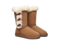 UGG Boots Women Sheepskin Wool Short Boots Tamari Toggle Closure -Shoe Store ugg boots ugg boots women tall tamari toggle closure 2