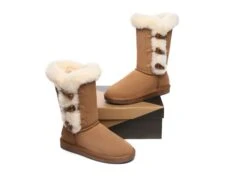 UGG Boots Women Sheepskin Wool Short Boots Tamari Toggle Closure -Shoe Store ugg boots ugg boots women tall tamari toggle closure 4