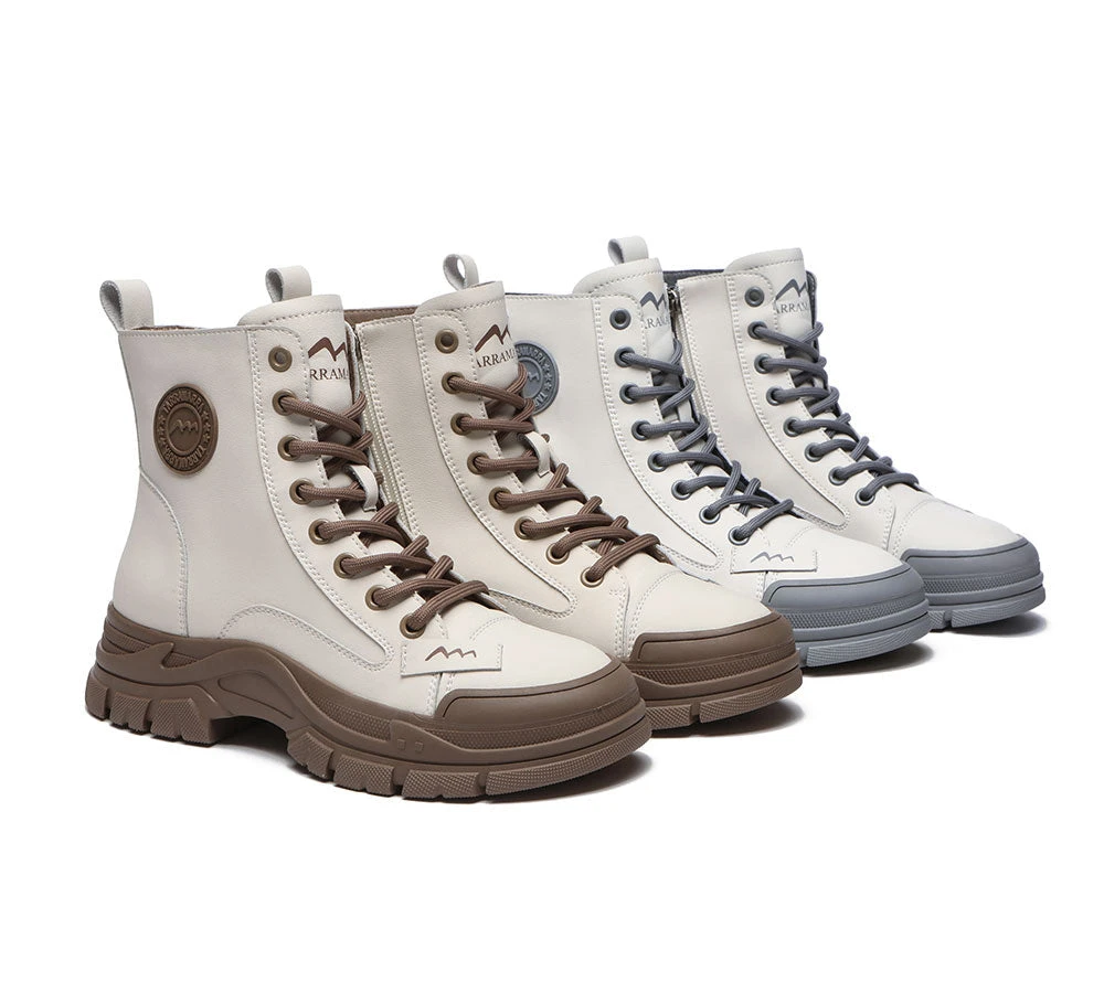 Ugg Lace-Up Ankle Boots Leather Verona Boots 3 Ugg Lace-Up Ankle Boots Leather Verona Boots