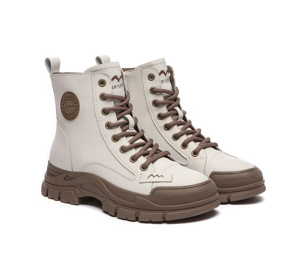 Ugg Lace-Up Ankle Boots Leather Verona Boots 4 Ugg Lace-Up Ankle Boots Leather Verona Boots - Image 2