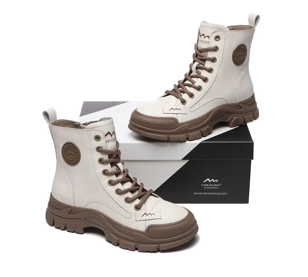 Ugg Lace-Up Ankle Boots Leather Verona Boots 5 Ugg Lace-Up Ankle Boots Leather Verona Boots - Image 3