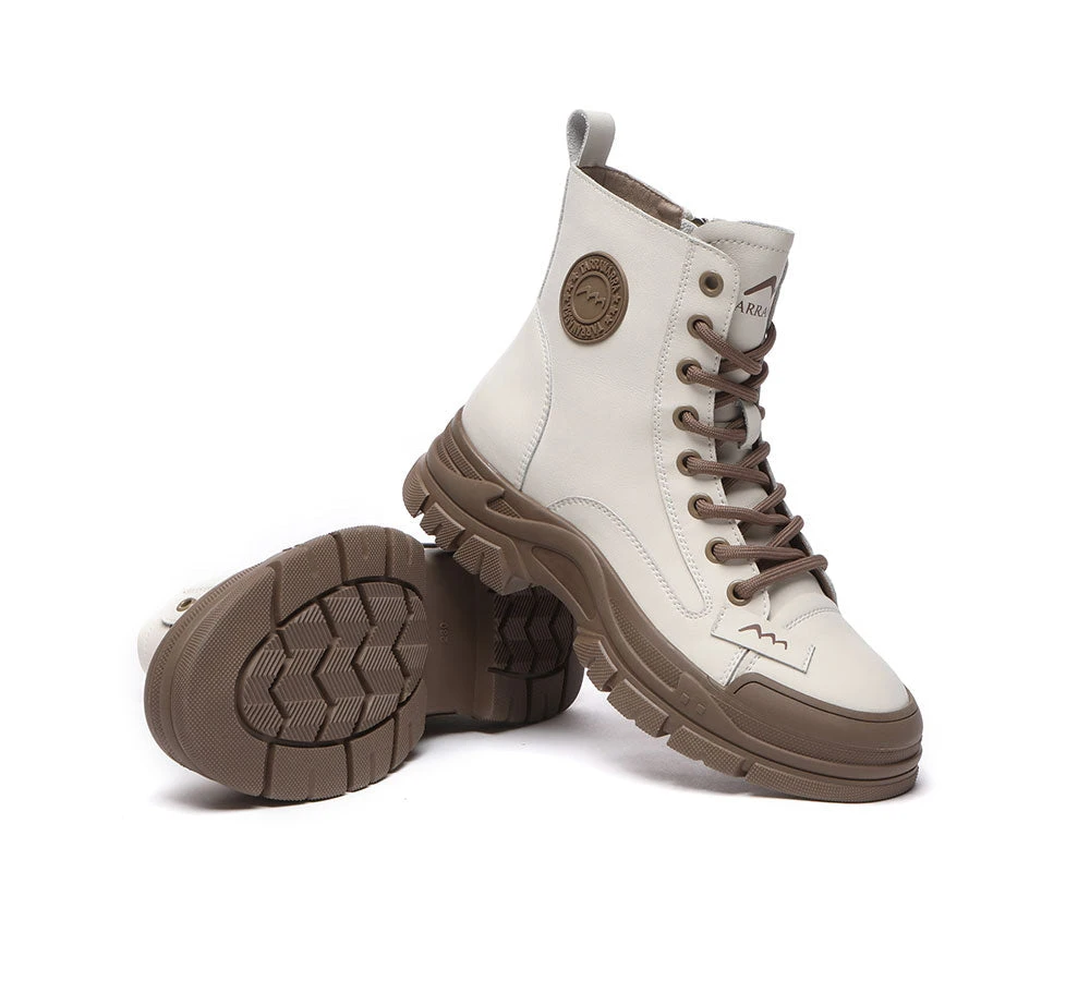 Ugg Lace-Up Ankle Boots Leather Verona Boots 6 Ugg Lace-Up Ankle Boots Leather Verona Boots - Image 4