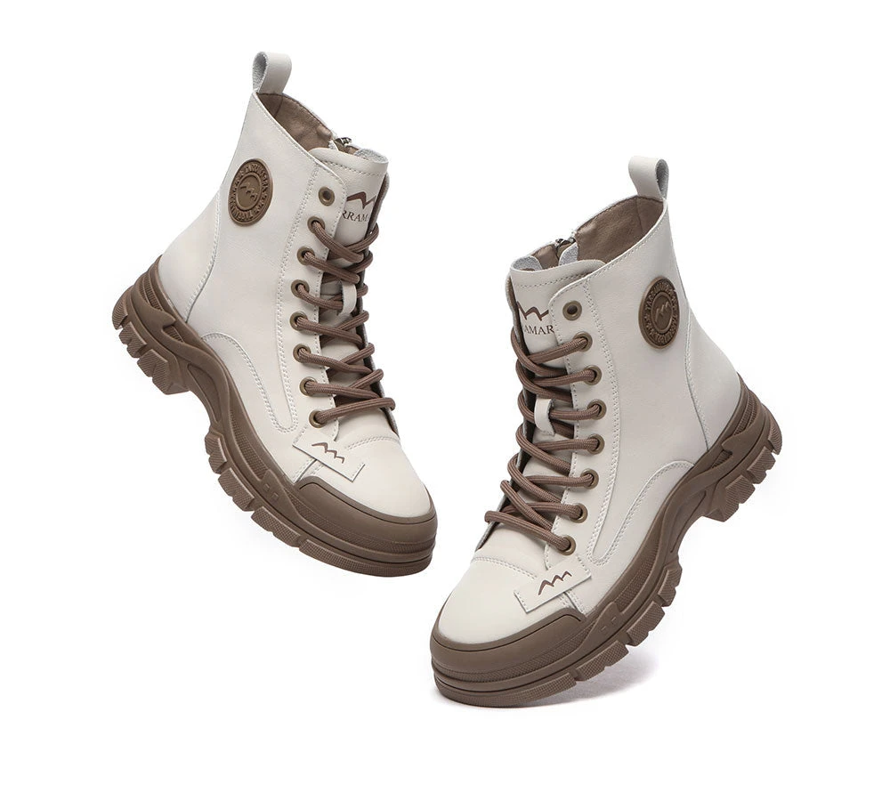 Ugg Lace-Up Ankle Boots Leather Verona Boots 7 Ugg Lace-Up Ankle Boots Leather Verona Boots - Image 5