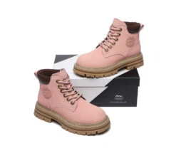Women Leather Boots Wool Lining Lace-Up Aubrey 37 Women Leather Boots Wool Lining Lace-Up Aubrey -Shoe Store ugg boots ugg lace up leather boots aubrey 15