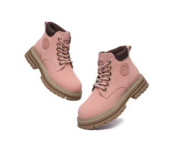 Women Leather Boots Wool Lining Lace-Up Aubrey 38 Women Leather Boots Wool Lining Lace-Up Aubrey -Shoe Store ugg boots ugg lace up leather boots aubrey 17