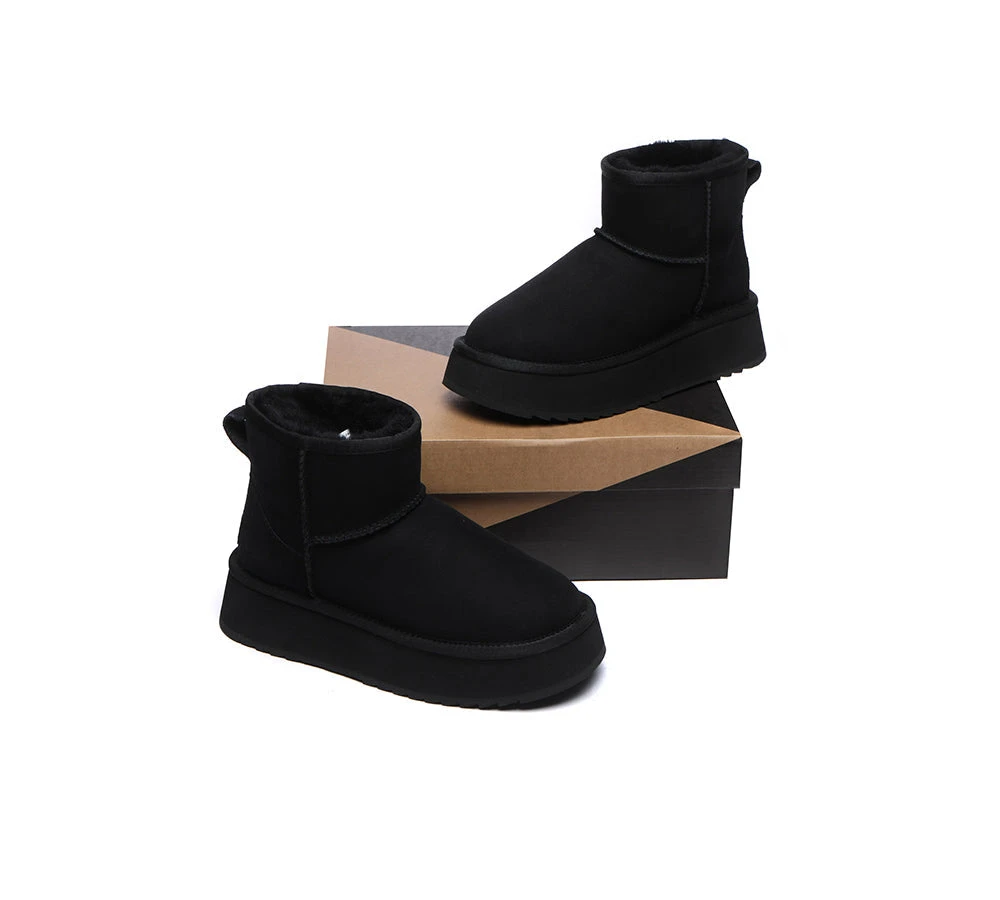 Ugg Mini Platform Ugg Boots Thick Bottom Mini Classic 12 Ugg Mini Platform Ugg Boots Thick Bottom Mini Classic - Image 10