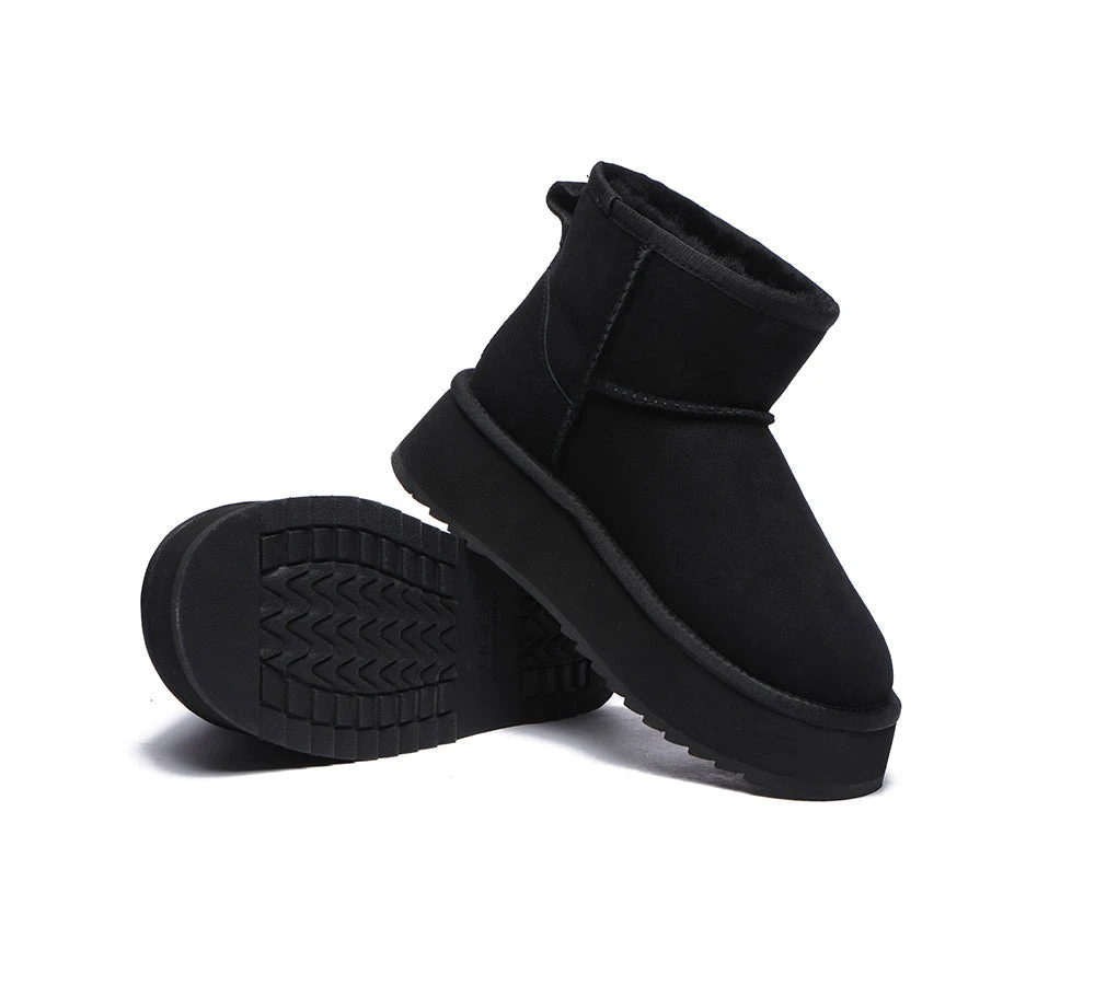 Ugg Mini Platform Ugg Boots Thick Bottom Mini Classic 11 Ugg Mini Platform Ugg Boots Thick Bottom Mini Classic - Image 9