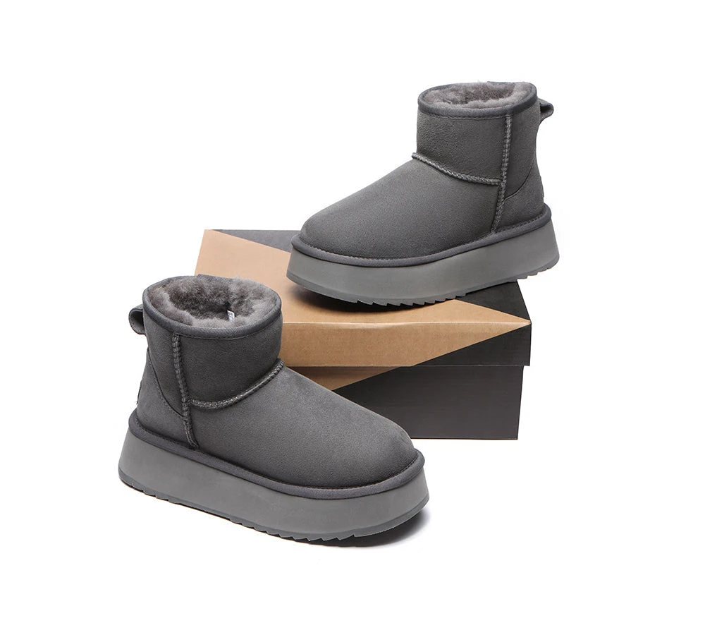 Ugg Mini Platform Ugg Boots Thick Bottom Mini Classic 18 Ugg Mini Platform Ugg Boots Thick Bottom Mini Classic - Image 16