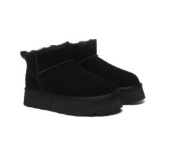 UGG Ultra Mini Platform Boots Sheepskin Wool Thick Bottom Boots Ronnie -Shoe Store ugg boots ugg mini platform ugg boots thick bottom ronnie 11