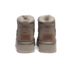 UGG Ultra Mini Platform Boots Sheepskin Wool Thick Bottom Boots Ronnie -Shoe Store ugg boots ugg mini platform ugg boots thick bottom ronnie 26