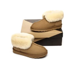 Slippers, Australia Premium Double Face Sheepskin,Unisex Ankle Collar Slipper Mallow -Shoe Store ugg boots ugg slippers mallow double face sheepskin unisex ankle collar slipper 3