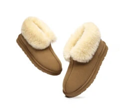 Slippers, Australia Premium Double Face Sheepskin,Unisex Ankle Collar Slipper Mallow -Shoe Store ugg boots ugg slippers mallow double face sheepskin unisex ankle collar slipper 6