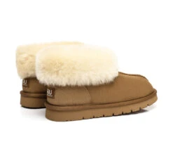 Slippers, Australia Premium Double Face Sheepskin,Unisex Ankle Collar Slipper Mallow -Shoe Store ugg boots ugg slippers mallow double face sheepskin unisex ankle collar slipper 8