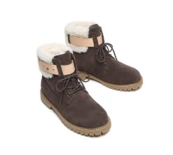 UGG Boots Women Sheepskin Wool Suede Hiking Boots Martin -Shoe Store ugg boots ugg women lace up fashion boots martin 14