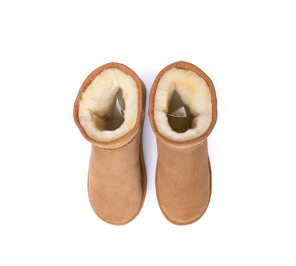 Australian Made Sheepskin Wool Ankle Boots Mini Platform 7 Australian Made Sheepskin Wool Ankle Boots Mini Platform - Image 5