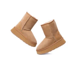 Australian Made Sheepskin Wool Boots Short Platform 11 Australian Made Sheepskin Wool Boots Short Platform -Shoe Store ugg boots urban ugg australian made sheepskin wool boots short platform 4