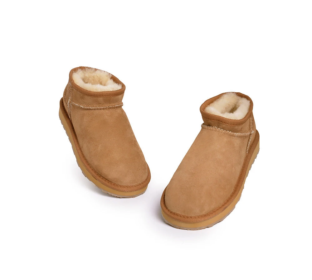 Australian Made Sheepskin Wool Ankle Boots Ultra Mini 6 Australian Made Sheepskin Wool Ankle Boots Ultra Mini - Image 4