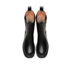 Women Black Ankle Boots Block Heel Leather Lining Sherry 11 Women Black Ankle Boots Block Heel Leather Lining Sherry -Shoe Store ugg boots women black ankle boots block heel leather lining sherry 5