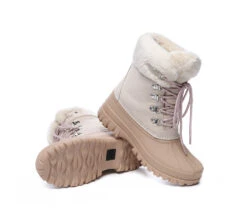 Women Snow Boots Chunky Lace-Up Waterproof Boots Natalia -Shoe Store ugg boots women chunky ski boots lace up natalia 11