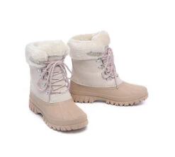 Women Snow Boots Chunky Lace-Up Waterproof Boots Natalia -Shoe Store ugg boots women chunky ski boots lace up natalia 14