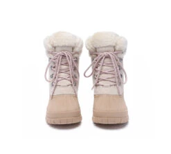 Women Snow Boots Chunky Lace-Up Waterproof Boots Natalia -Shoe Store ugg boots women chunky ski boots lace up natalia 15