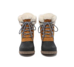 Women Snow Boots Chunky Lace-Up Waterproof Boots Natalia -Shoe Store ugg boots women chunky ski boots lace up natalia 7
