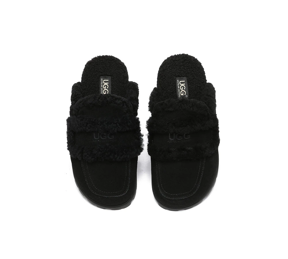 Ugg Slippers Sheepskin Wool Shearling Lined Remi 15 Ugg Slippers Sheepskin Wool Shearling Lined Remi - Image 13