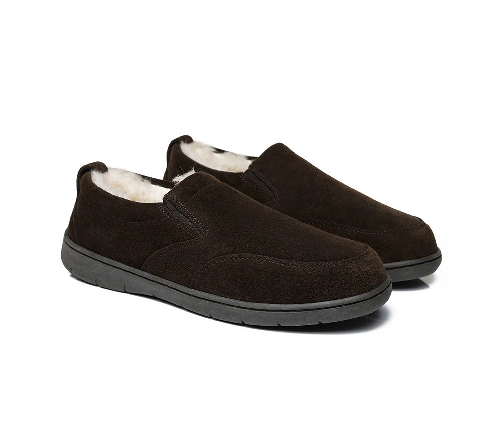 UGG Mens Moccasins Sheepskin Wool Slippers Dino 10 UGG Mens Moccasins Sheepskin Wool Slippers Dino - Image 8
