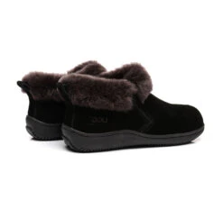 UGG Slippers Unisex Sheepskin Wool Ankle Booties Loafers Daley -Shoe Store ugg slippers as ugg ankle slippers unisex daley 14