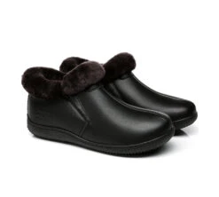 UGG Slippers Unisex Sheepskin Wool Ankle Booties Loafers Daley -Shoe Store ugg slippers as ugg ankle slippers unisex daley 16