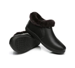 UGG Slippers Unisex Sheepskin Wool Ankle Booties Loafers Daley -Shoe Store ugg slippers as ugg ankle slippers unisex daley 17
