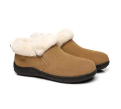 UGG Slippers Unisex Sheepskin Wool Ankle Booties Loafers Daley -Shoe Store ugg slippers as ugg ankle slippers unisex daley 2