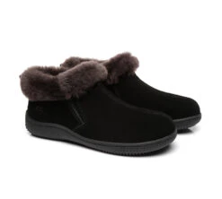 UGG Slippers Unisex Sheepskin Wool Ankle Booties Loafers Daley -Shoe Store ugg slippers as ugg ankle slippers unisex daley 9