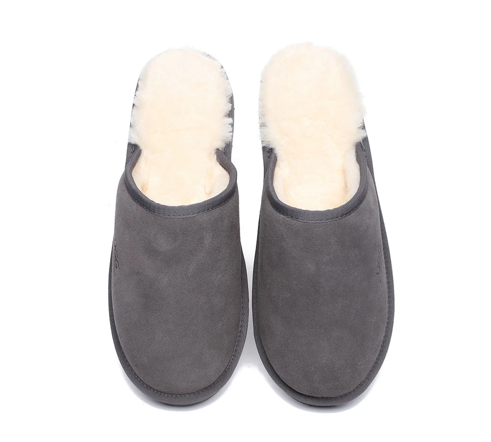 Men Slippers Sheepskin Wool Nonslip Home Slippers Cruz 14 Men Slippers Sheepskin Wool Nonslip Home Slippers Cruz - Image 12