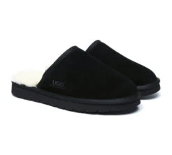 Men Slippers Sheepskin Wool Nonslip Home Slippers Cruz 35 Men Slippers Sheepskin Wool Nonslip Home Slippers Cruz -Shoe Store ugg slippers as ugg men cruz slippers 19