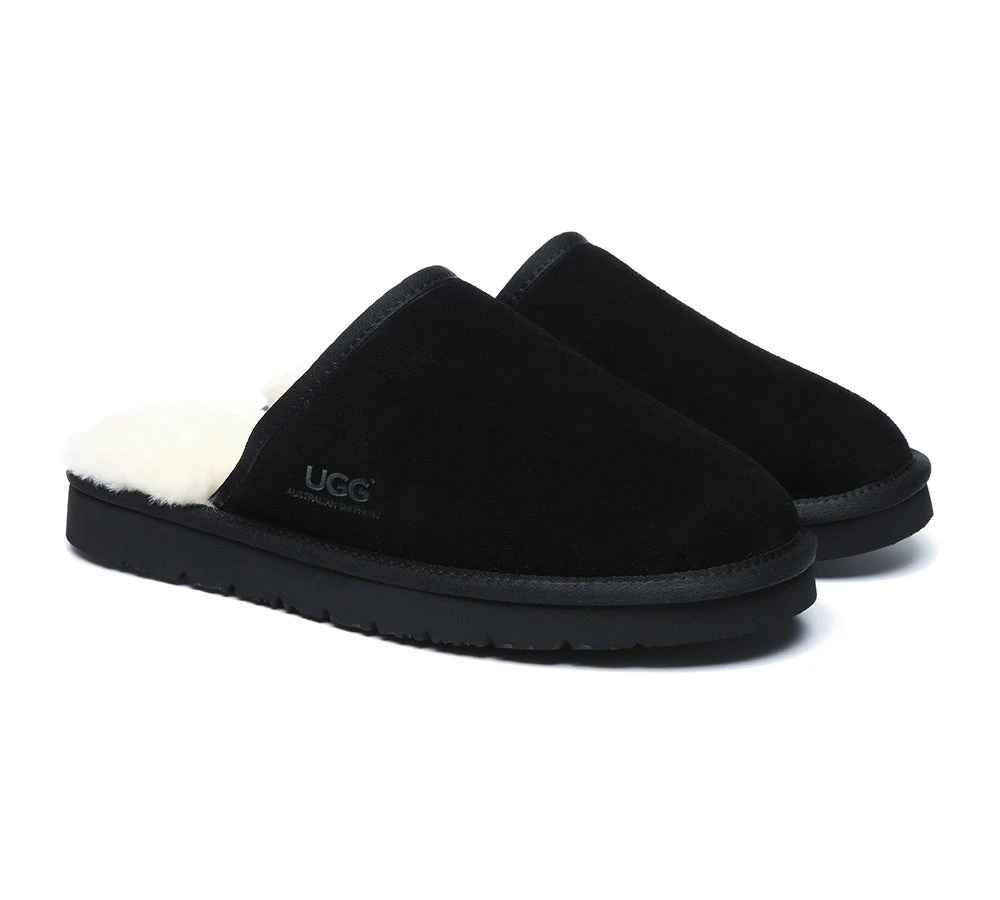 Men Slippers Sheepskin Wool Nonslip Home Slippers Cruz 16 Men Slippers Sheepskin Wool Nonslip Home Slippers Cruz - Image 14