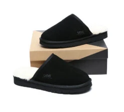 Men Slippers Sheepskin Wool Nonslip Home Slippers Cruz 37 Men Slippers Sheepskin Wool Nonslip Home Slippers Cruz -Shoe Store ugg slippers as ugg men cruz slippers 20