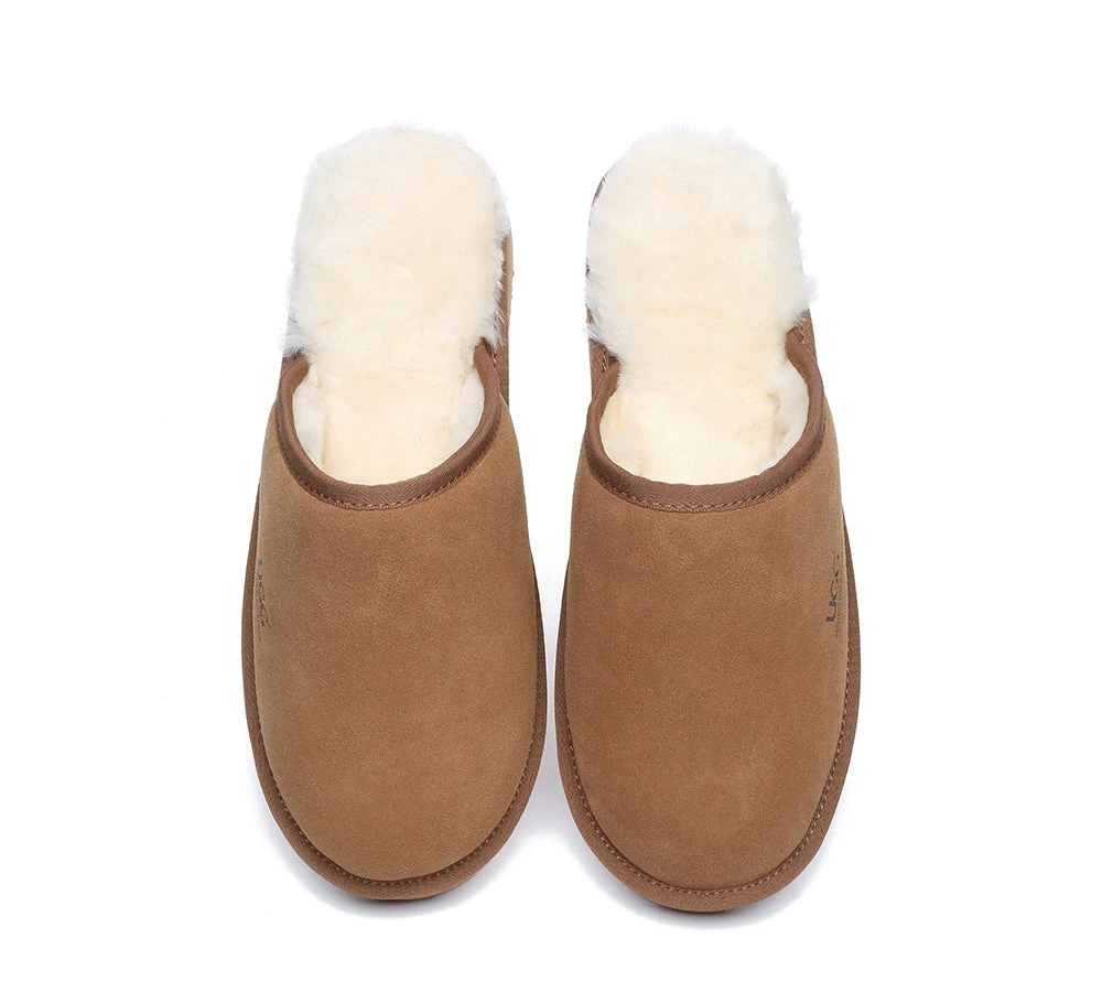 Men Slippers Sheepskin Wool Nonslip Home Slippers Cruz 8 Men Slippers Sheepskin Wool Nonslip Home Slippers Cruz - Image 6