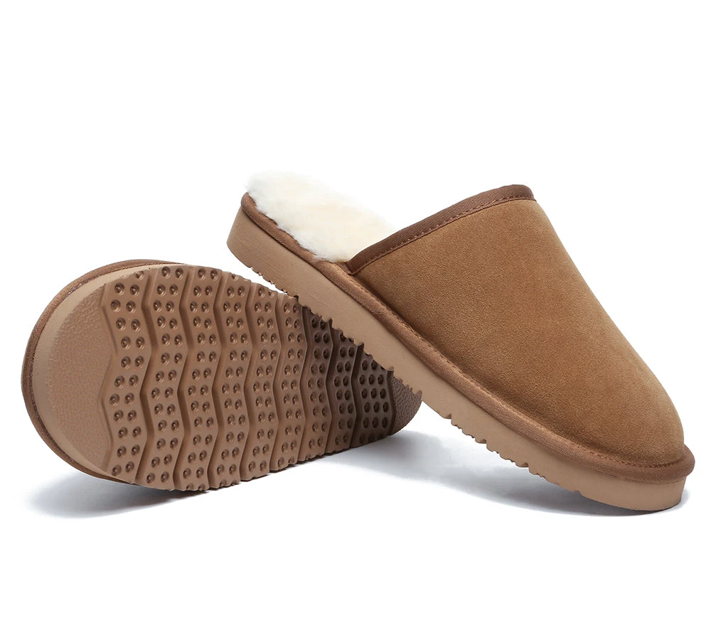 Men Slippers Sheepskin Wool Nonslip Home Slippers Cruz 5 Men Slippers Sheepskin Wool Nonslip Home Slippers Cruz - Image 3