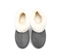 Homey Unisex Merino Sheepskin Lining Slippers Ankle Booties 34 Homey Unisex Merino Sheepskin Lining Slippers Ankle Booties -Shoe Store ugg slippers as ugg slippers homey unisex sheepskin slippers 13